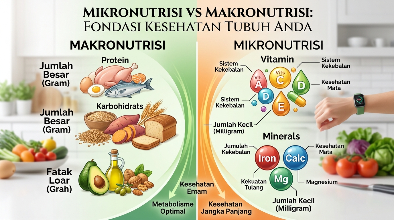 Makronutrisi vs Mikronutrisi